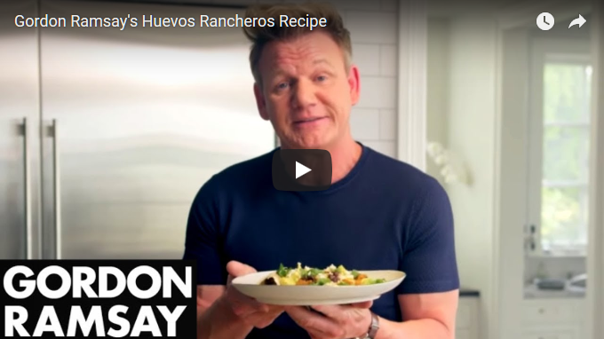 Official 2018 FIFA World Cup Brunch Menu by Chef Gordon Ramsay